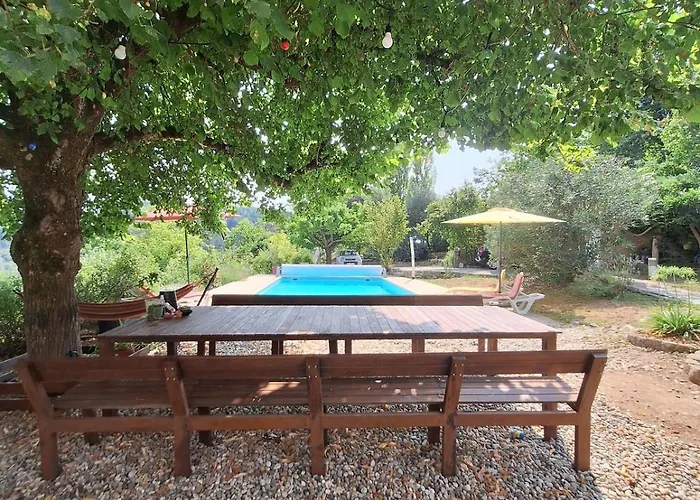 Maison En Pierre Avec Piscine Ribes