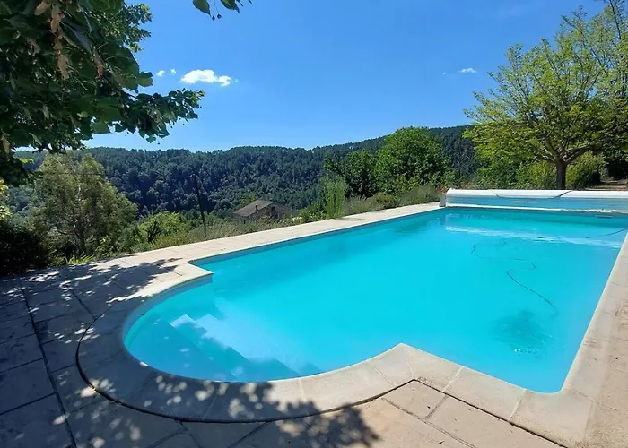 Vakantiehuis Maison En Pierre Avec Piscine Ribes